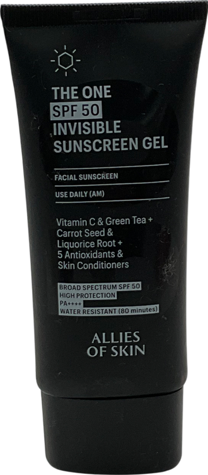 Allies of Skin The One Spf 50 Invisible Sunscreen Gel 50ml