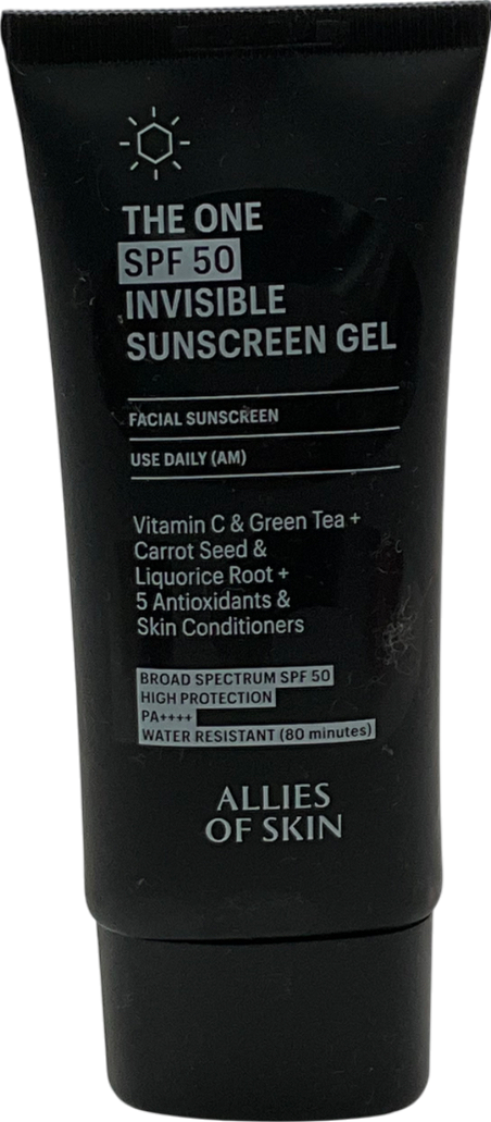 Allies of Skin The One Spf 50 Invisible Sunscreen Gel 50ml