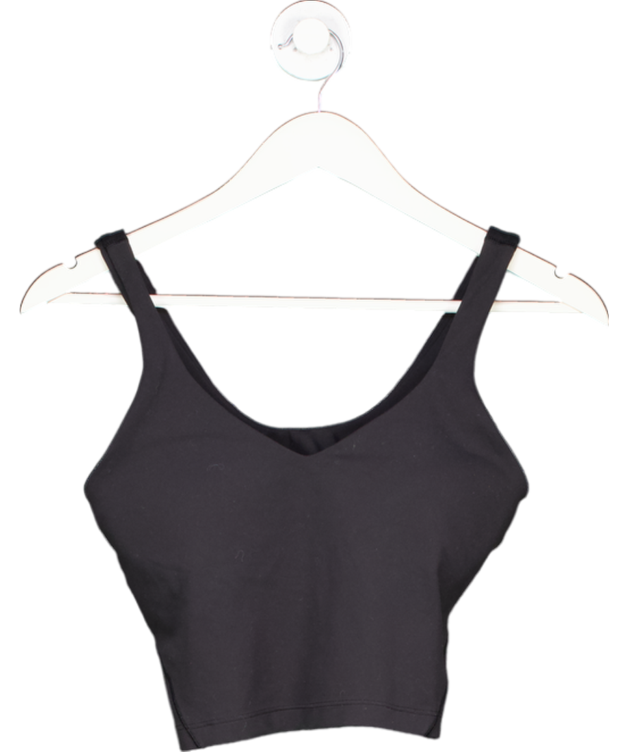 Lululemon Black Padded Training Top UK S/M