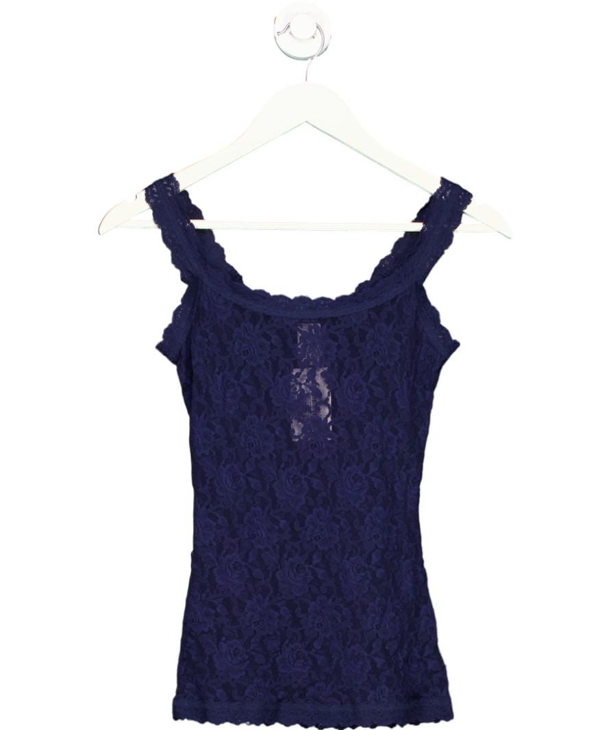Hanky Panky Blue Signature Lace Classic Camisole UK S