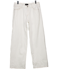 White Fox White Bring The Style Low Rise Wide Leg Jeans UK M