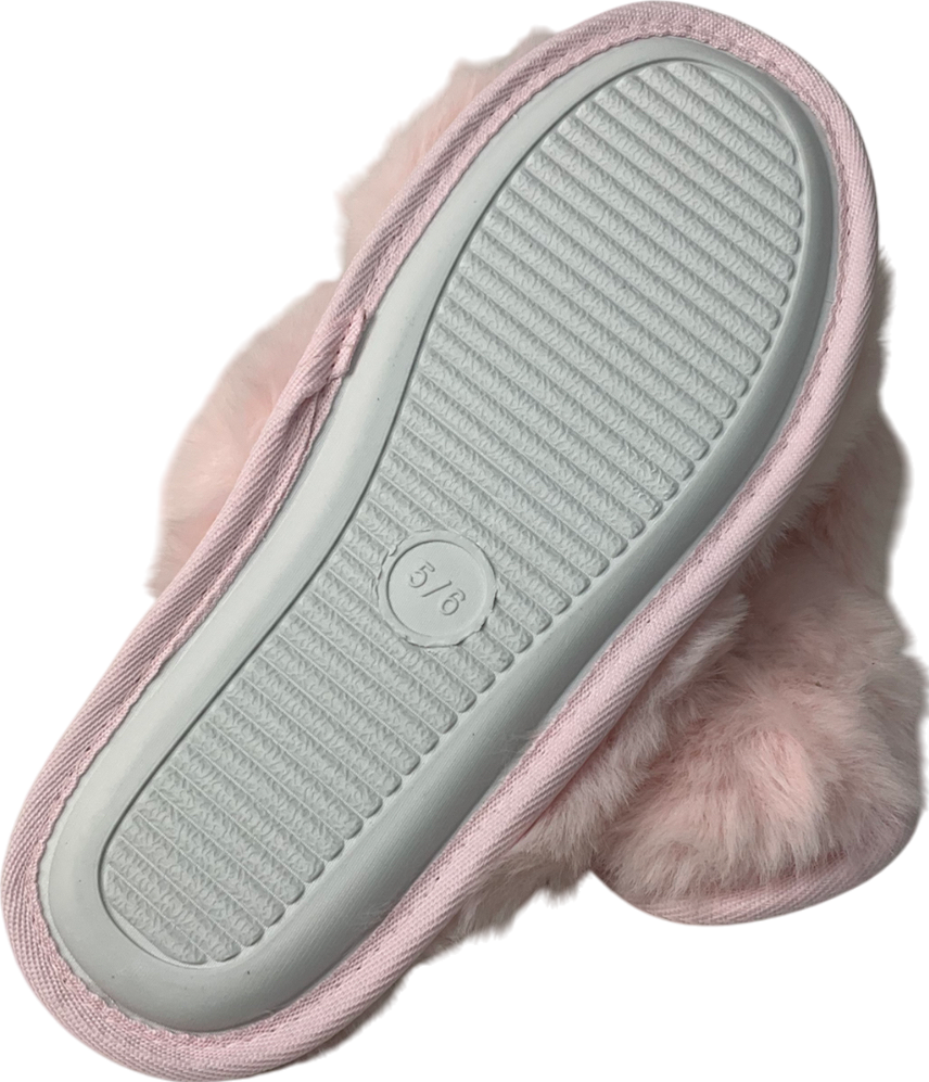 boux avenue Pink Cross Band Slipper UK 5 EU 38 👠