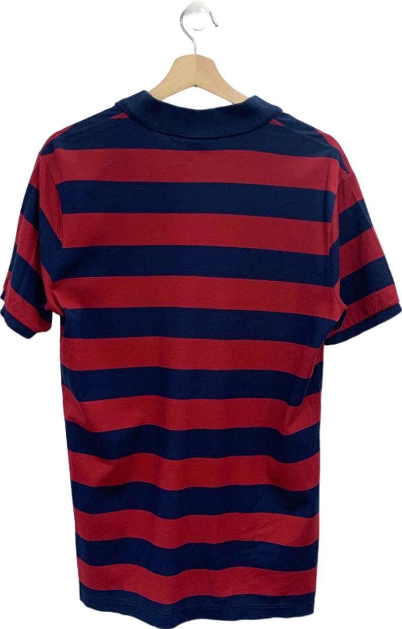 Paul & Shark Red/Blue Striped Polo Shirt UK L