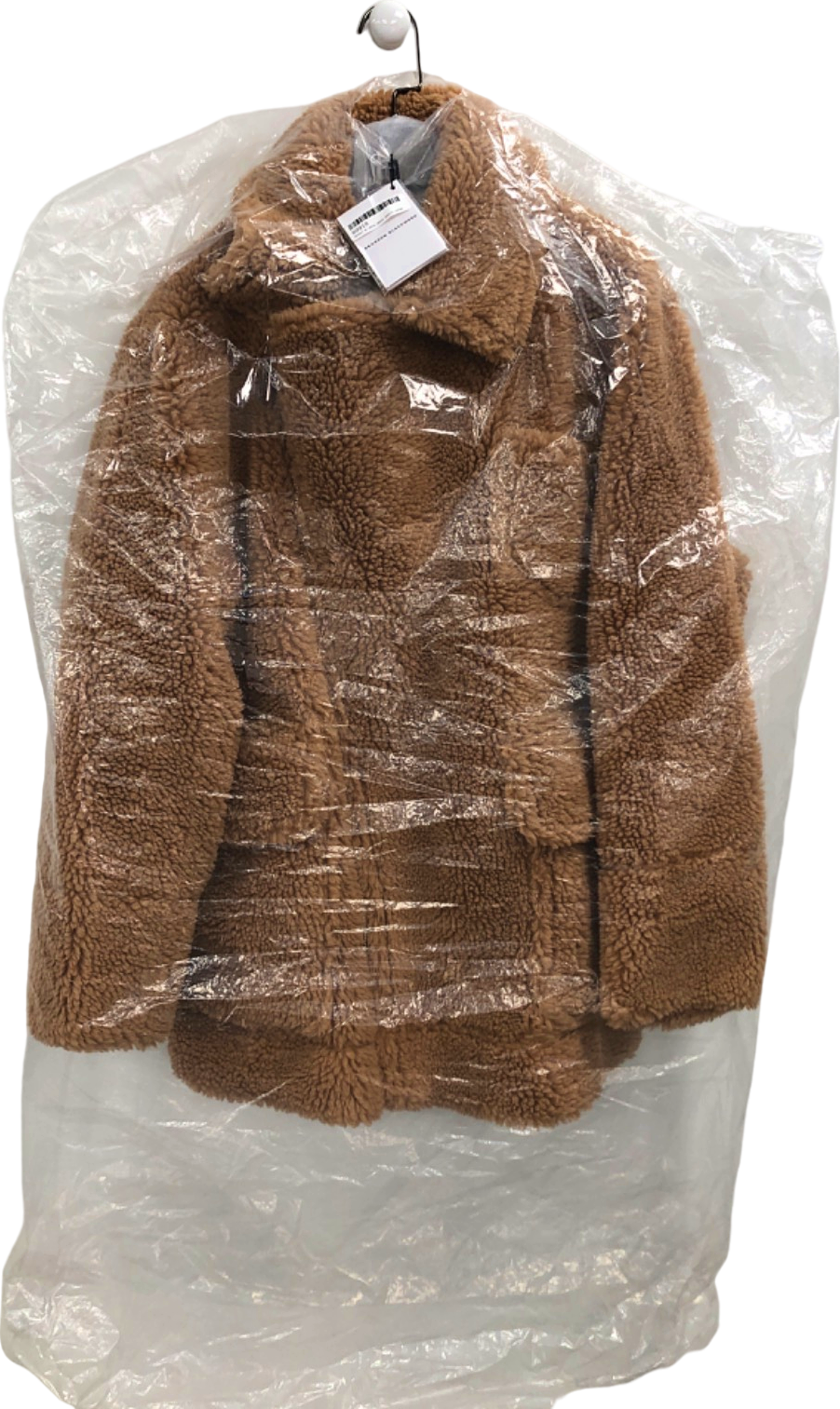 Brandon Blackwood Camel Teddy Coat UK M