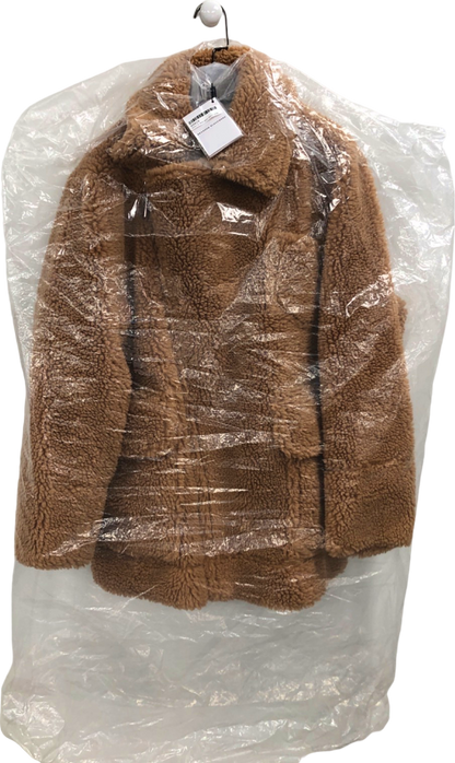 Brandon Blackwood Camel Teddy Coat UK M