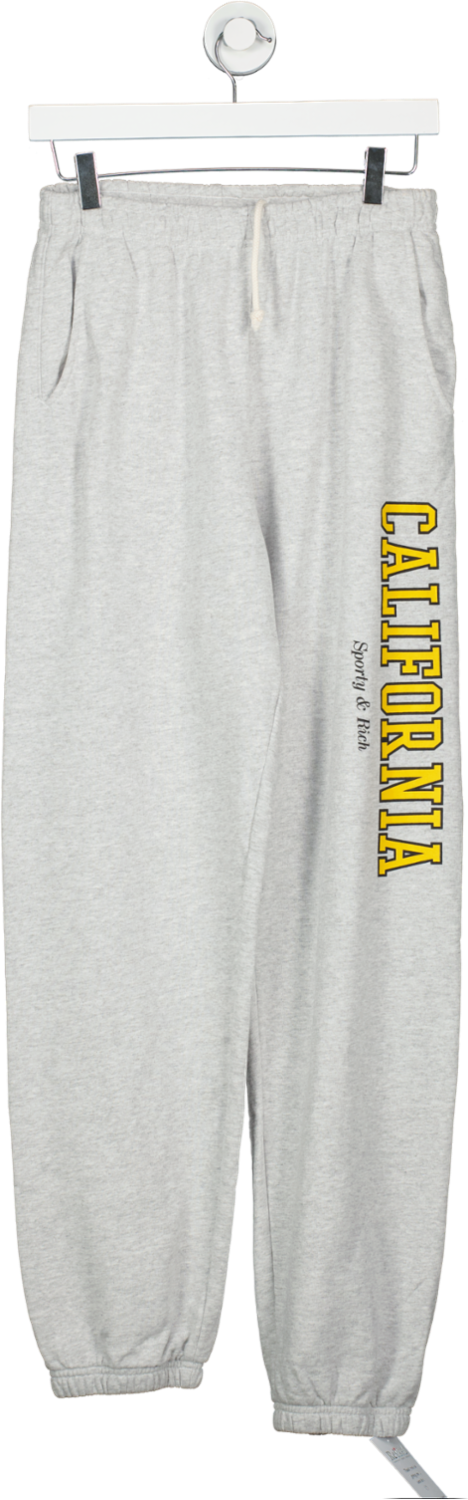 Sporty & Rich Grey California Sweatpants UK S