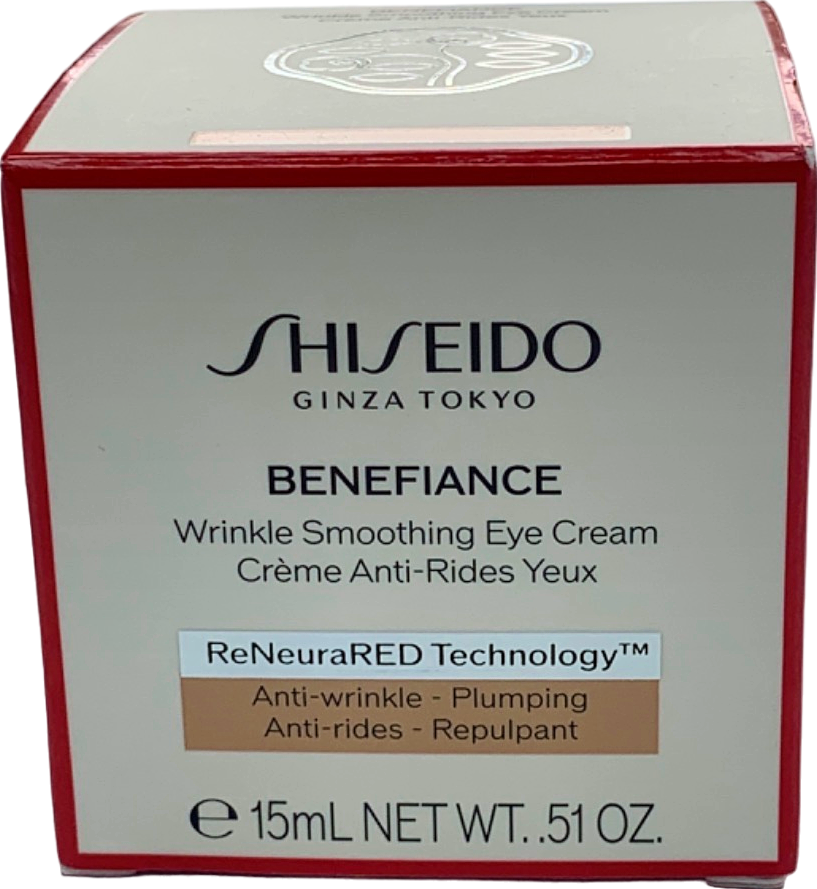 Shiseido Benefiance Wrinkle Smoothing Eye Cream 15ml