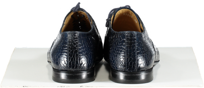 CESARE PACIOTTI Blue Croc Print Formal Shoes UK 10 EU 44 👞