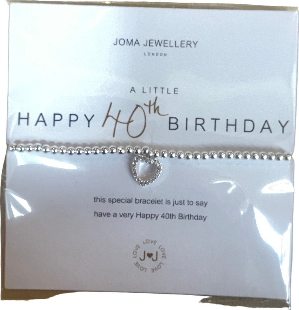 joma jewellery Silver A Little 'Enchanting Eighteen' Bracelet One Size