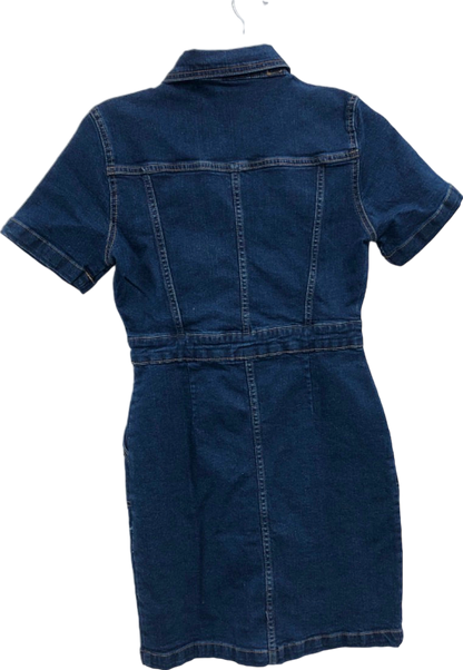 Dorothy Perkins Blue Denim Shirt Dress UK 6