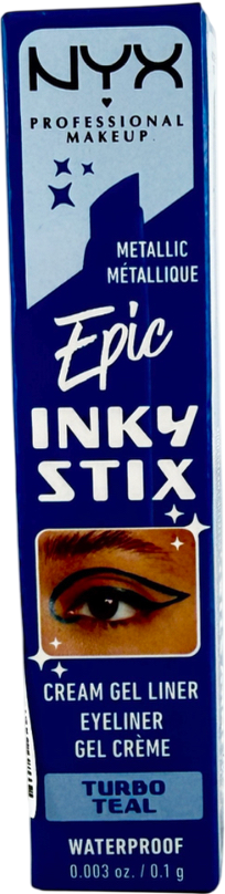 NYX Epic Inky Stix Cream Gel Eyeliner Turbo Teal 0.1g