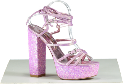 Sophia Webster Venus Glitter Platform Sandals EU 39 UK 6