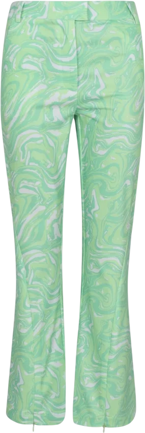HOUSE OF SUNNY Green Paradise Party Trousers UK 10