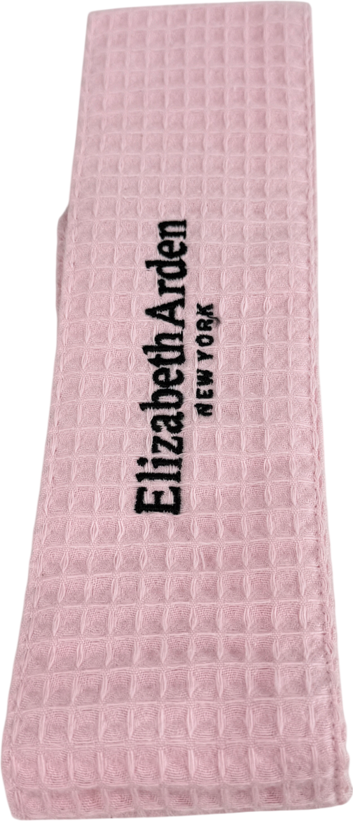 Elizabeth Arden Pink Cotton Makeup Headband One Size