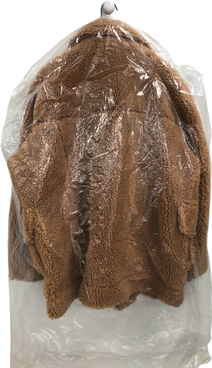 Brandon Blackwood Camel Teddy Coat UK M