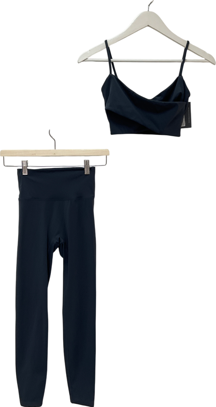 Adanola Grey Ultimate Leggings & Ultimate Tank Bra UK XS