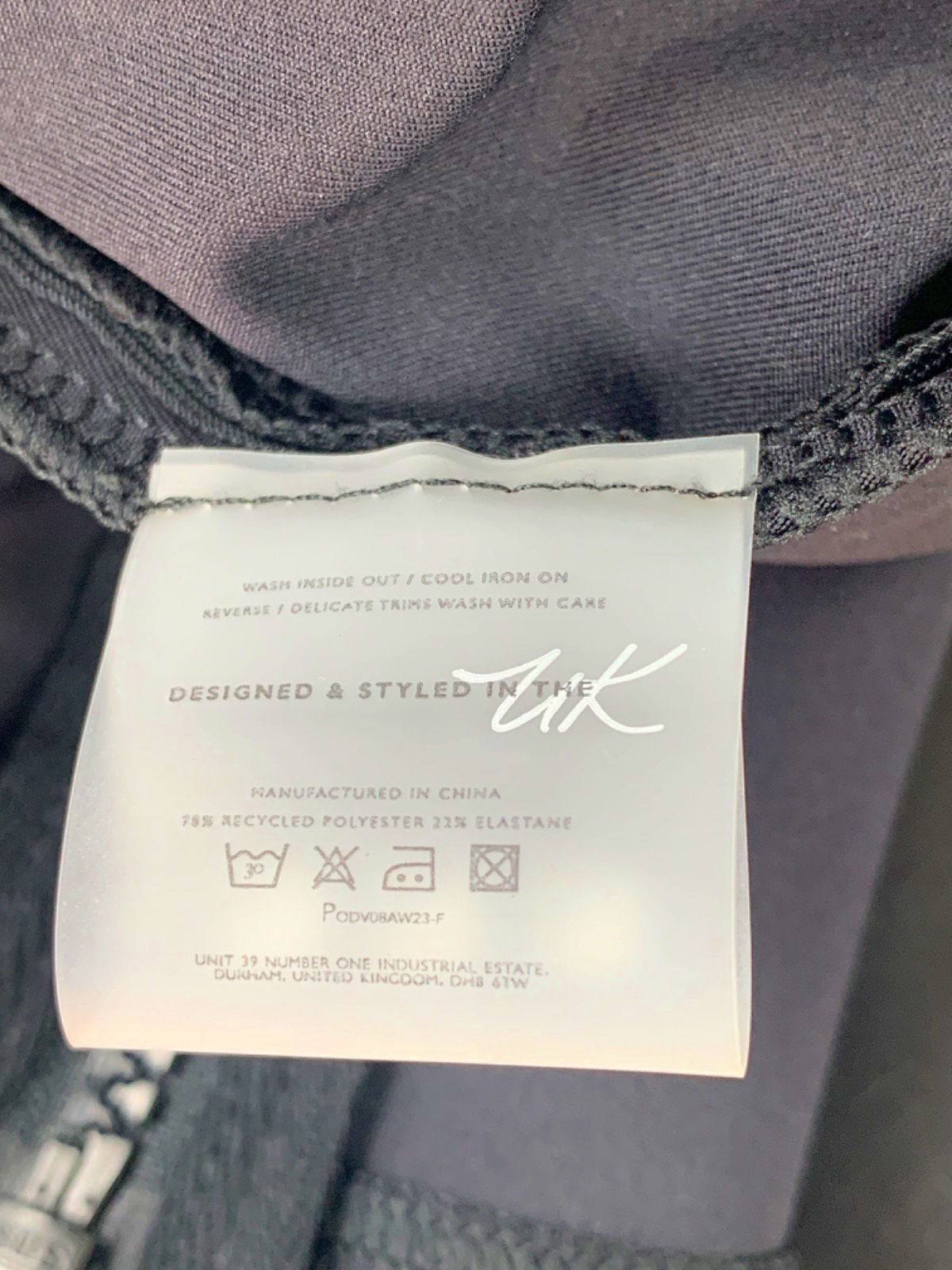 Aztec Diamond Black Performance Jacket UK XS