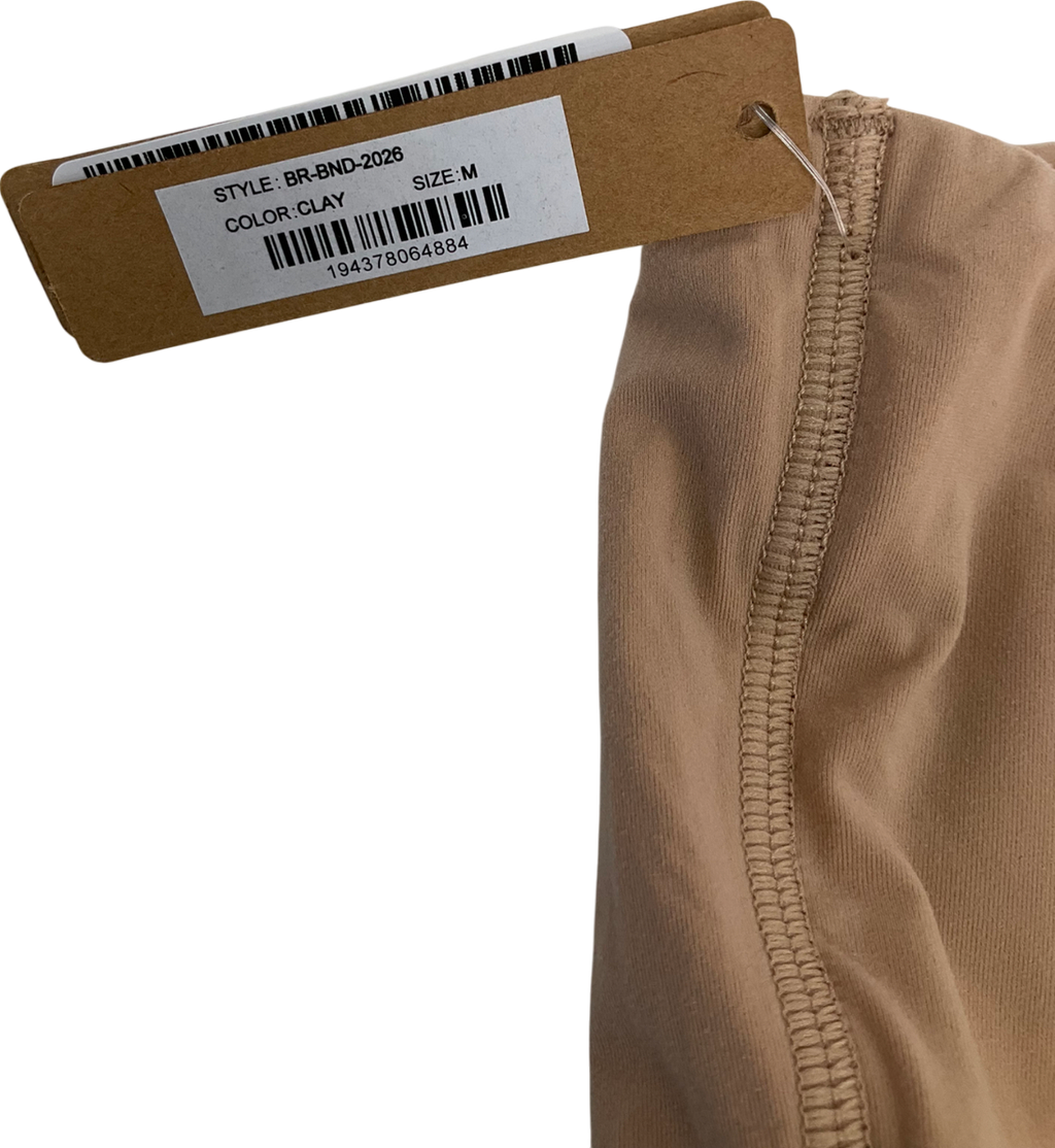 SKIMS Nude Bandeau Top In Clay UK M