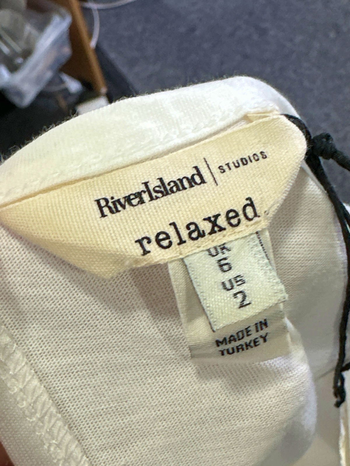 River Island White Relaxed Maxi Dress UK 6