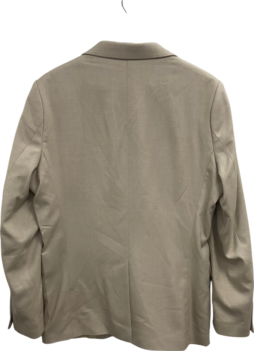 boohooMan Beige Single Breasted Blazer UK 40" CHEST