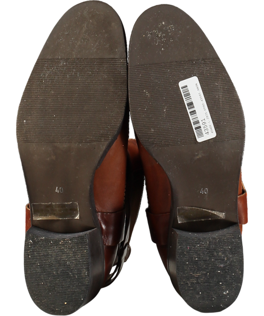 Carvela Brown Leather Ankle Boots UK 7 EU 40 👠