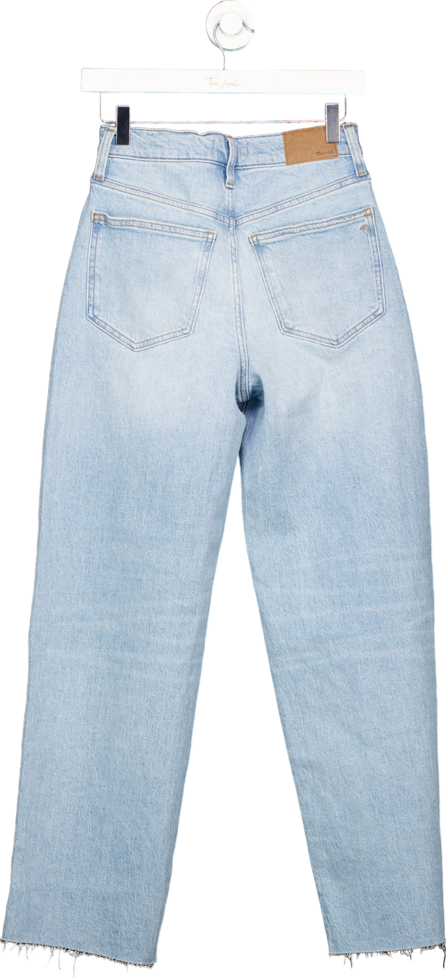 Madewell Light Blue Perfect Vintage Wide-Leg Crop Jean UK W25