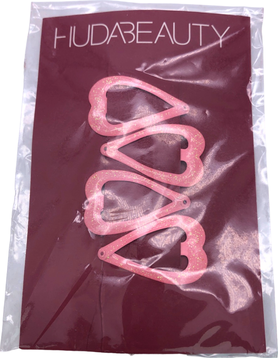 Hudabeauty Pink Heart clips