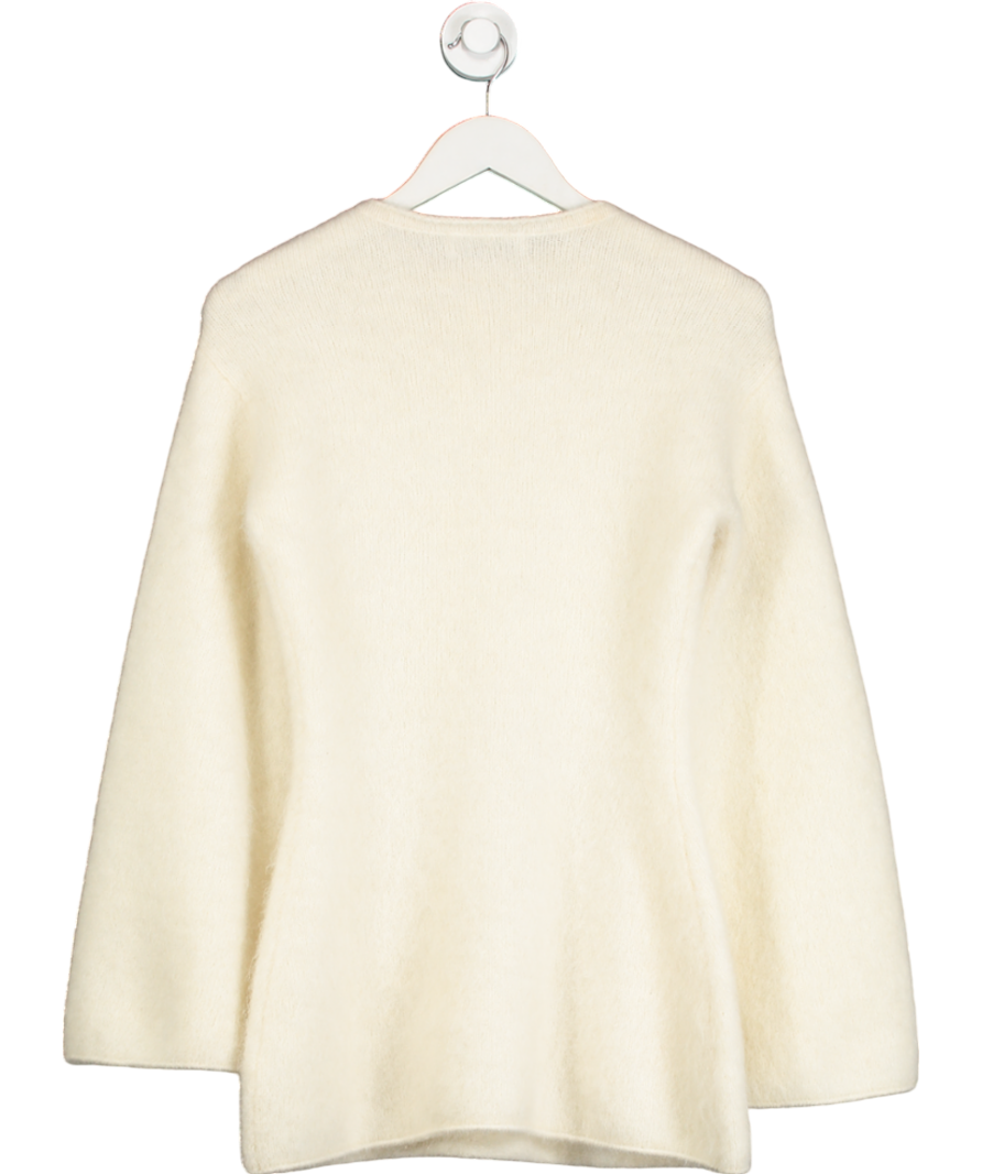 By Malina Cream Wool Sweater Dress UK S