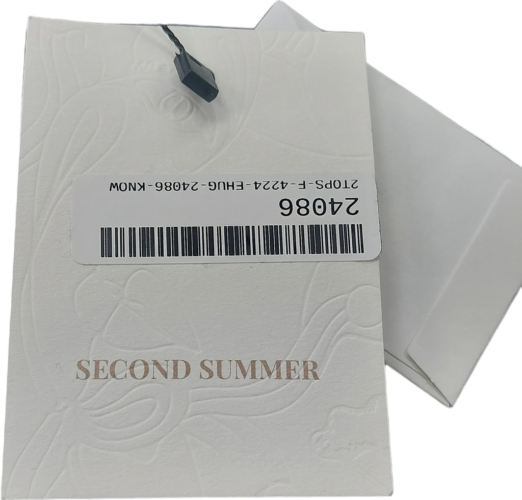 Second Summer Black Andrea Linen Shirt UK M/L