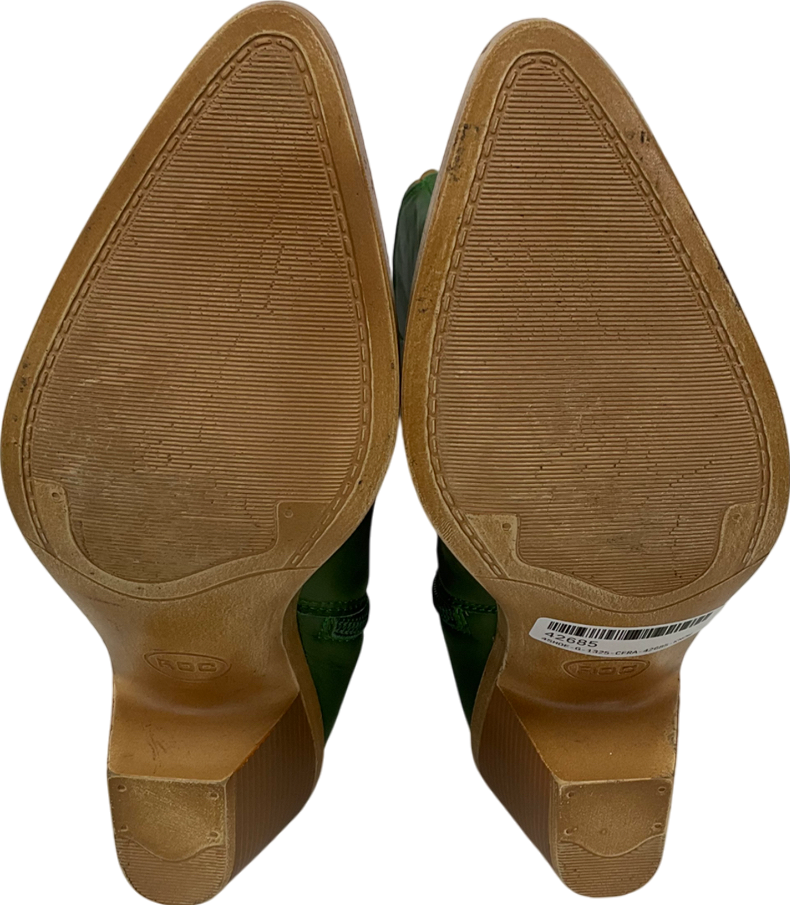 ROC Green Western Cowboy Boots UK 4 EU 37 👠