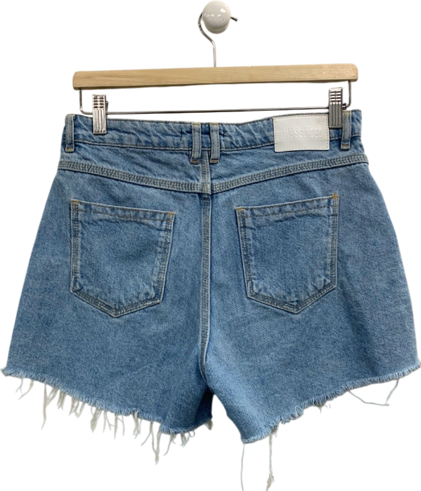 Missguided Blue Denim Shorts UK 10