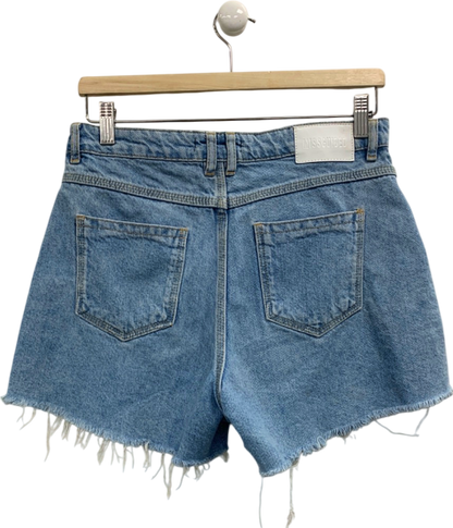 Missguided Blue Denim Shorts UK 10