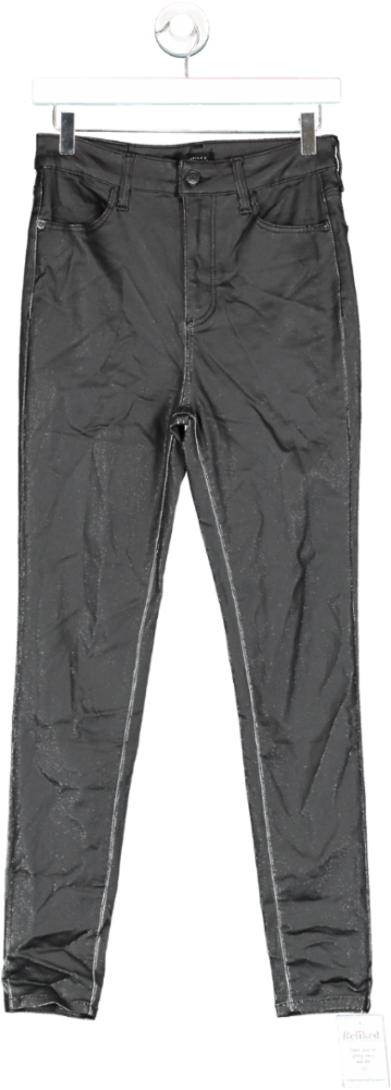 Lovall Black Coated Jeans UK 10