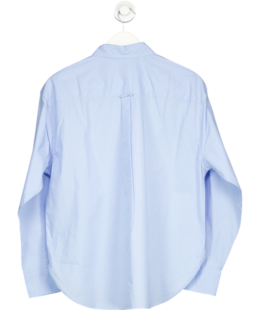 levis Blue Harlie Cotton Boyfriend Shirt UK M