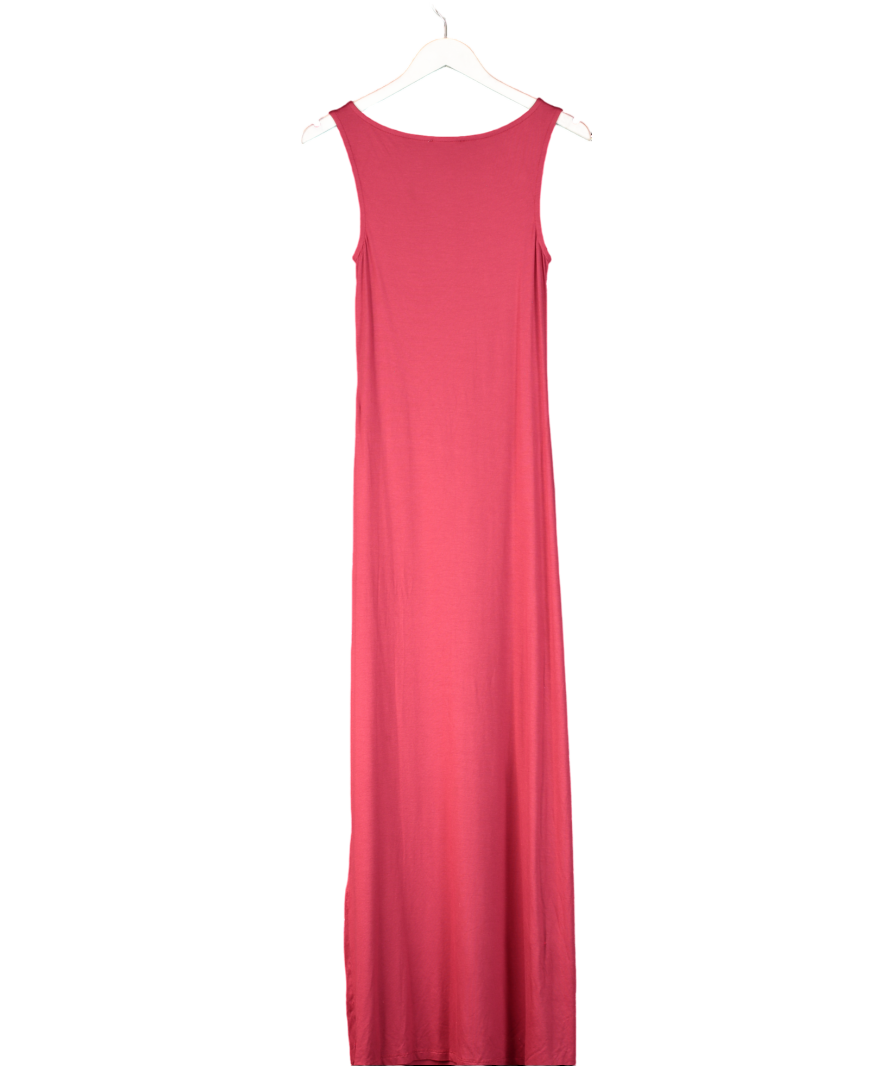 NA-KD Red Jersey Sleeveless Maxi Dress UK S