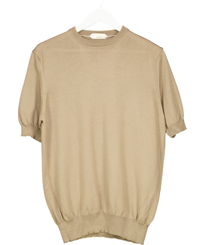 aurelien Beige Taupe T-shirt UK L