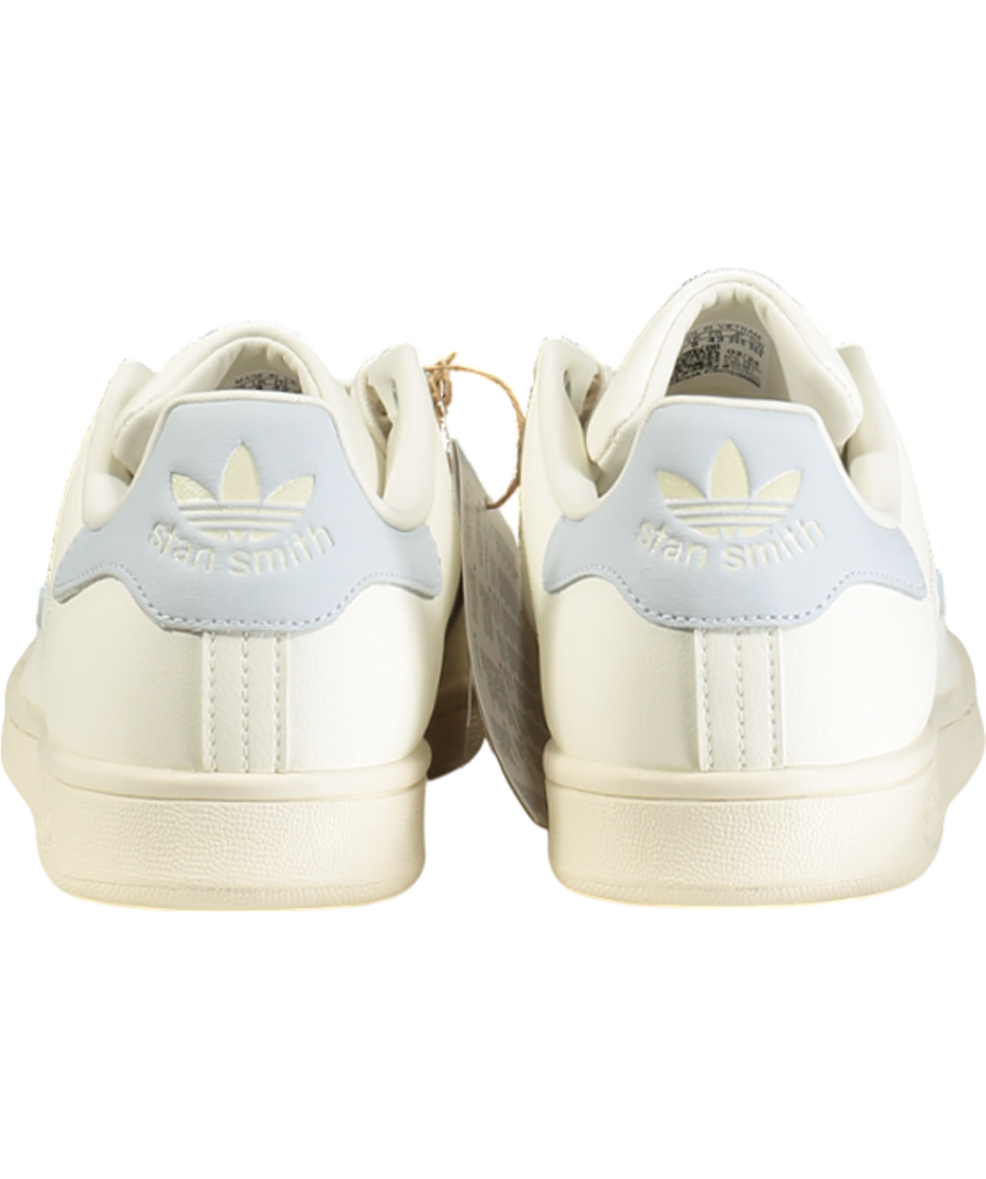 adidas Originals Stan Smith Women's Sneaker Off White Halo Blue UK 8 E👠