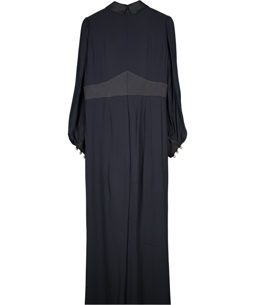 Jane Atelier Dark Navy Blue Jumpsuit With Pearl Button Details UK 14