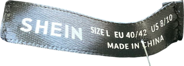 SHEIN Black Knitted Cardigan UK L