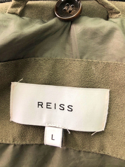 Reiss Green Coat with Inner Layer UK L