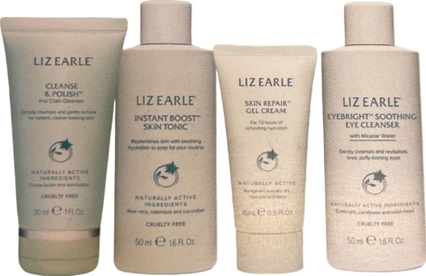 Liz Earle Your Daily Routine Try-Me Kit with Skin Repair Gel Cream 30ml, 50ml, 15ml