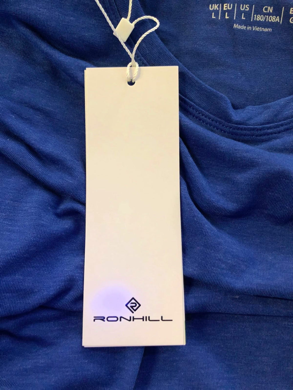 Ronhill Blue Running T-Shirt UK L