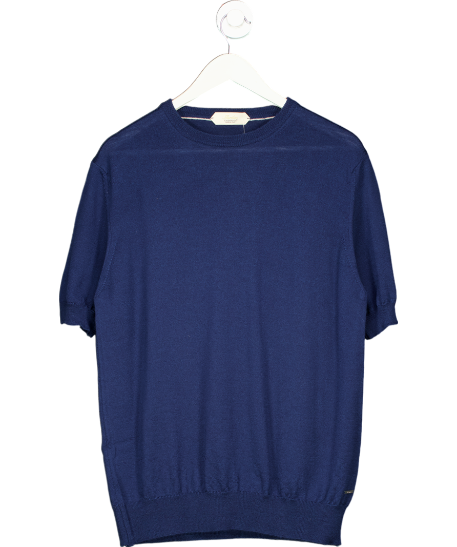 Aurelien Blue Cashwool T-shirt UK M