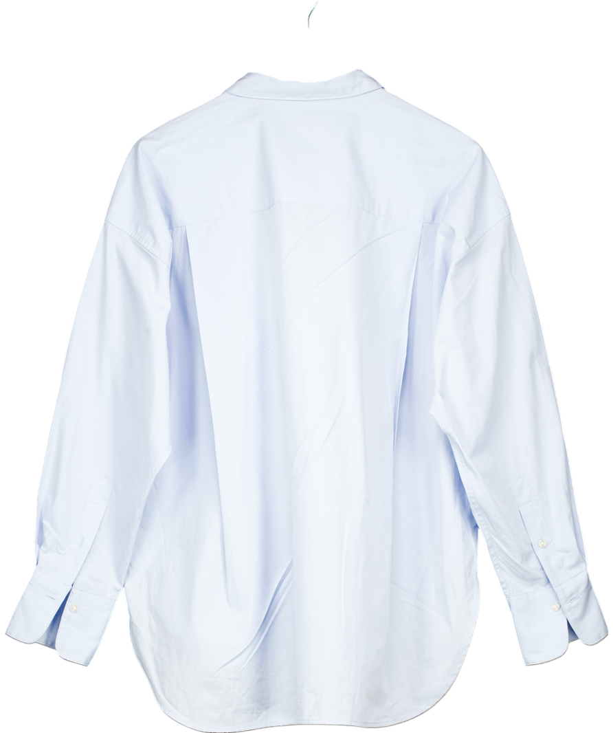 JJXX Blue Jamie Relaxed Poplin Shirt UK L