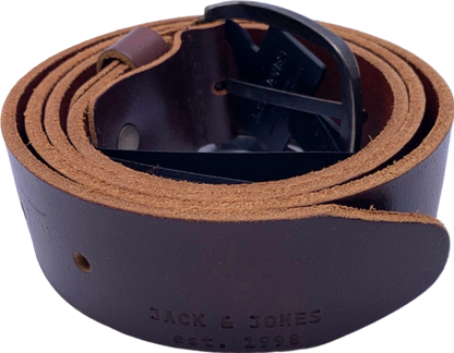 Jack & Jones Black Coffee JacPaul Leather Belt Noos US 40-42