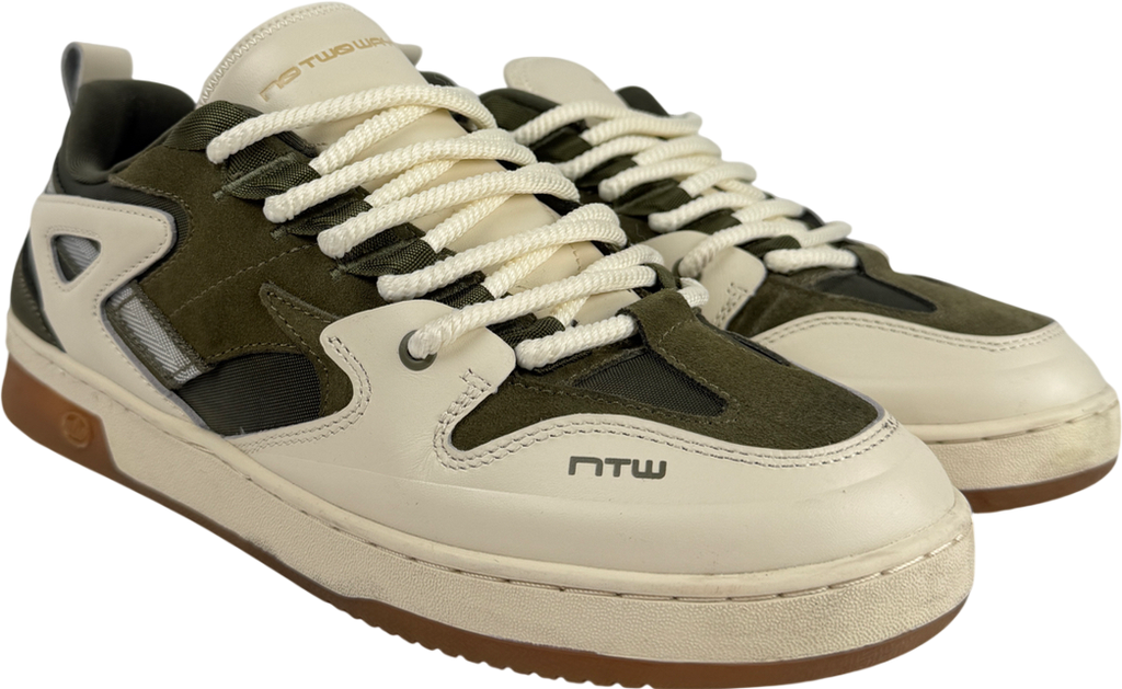 No two ways Cream Vault Kaki Trainers UK 9 EU 43 👞
