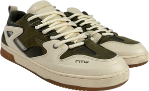 No two ways Cream Vault Kaki Trainers UK 9 EU 43