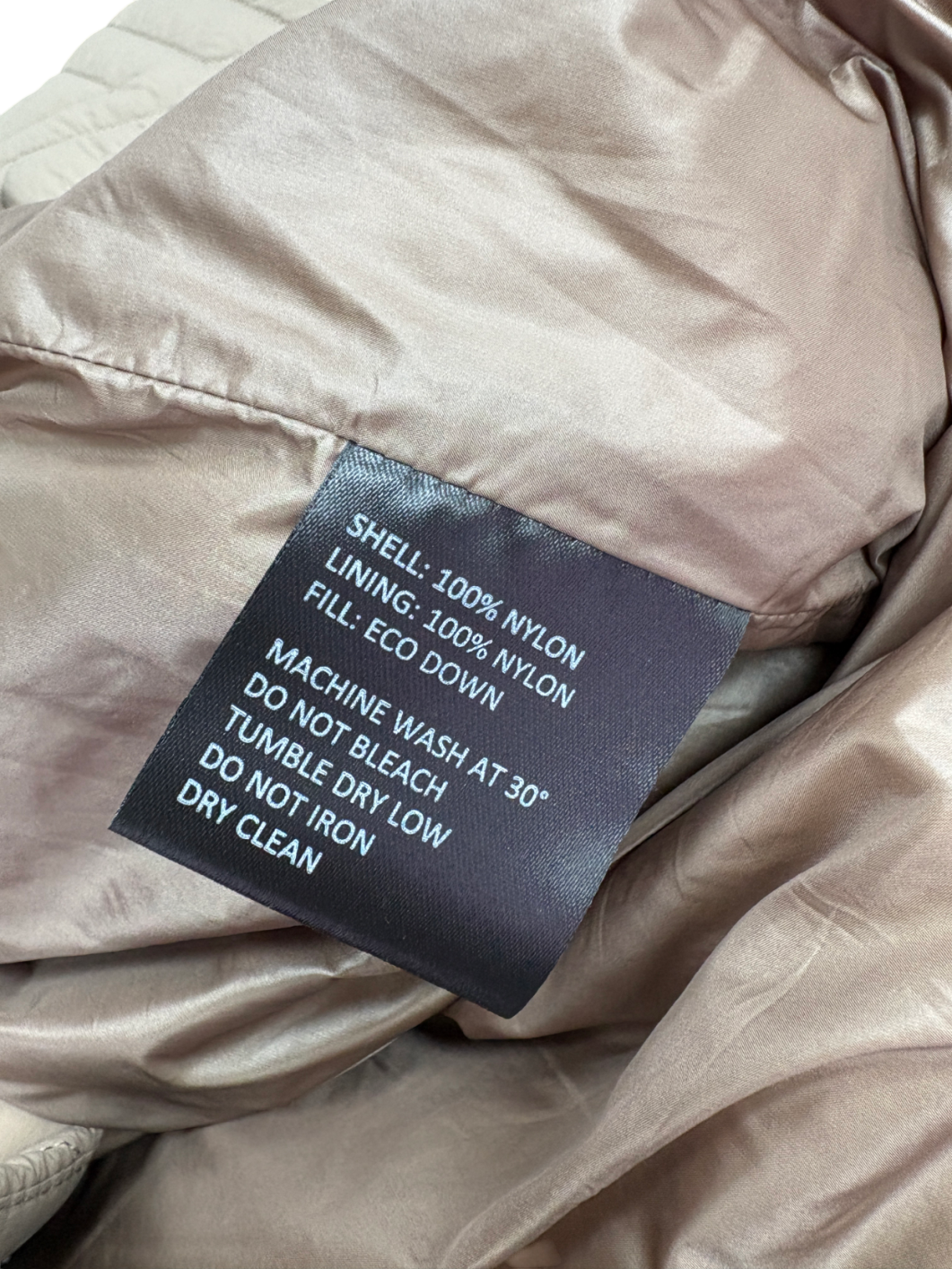 Represent Beige Initial Lightweight Jacket UK L