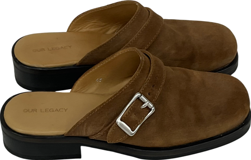 Our Legacy Brown Caminon Mules UK 9 EU 43 👞
