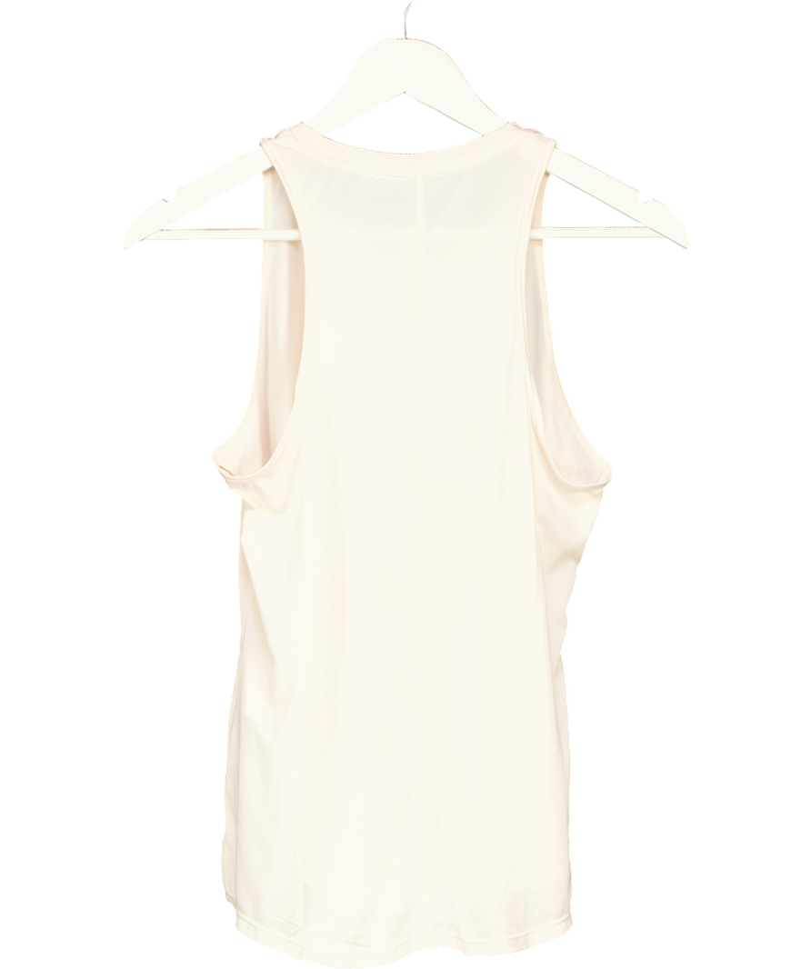 Pink Nike White One Classic Dri-fit Tank Top UK S